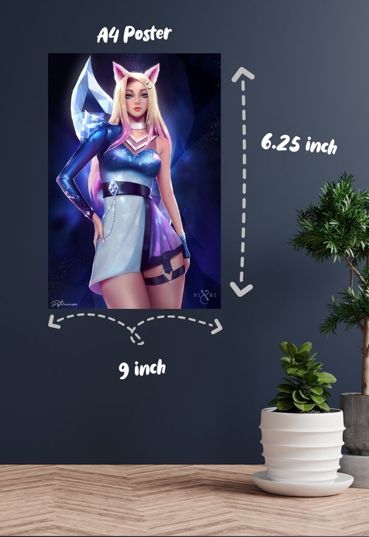 Cat waifu Poster
