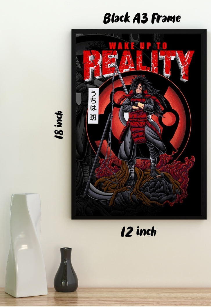 Madara Uchiha | Wake Up To Reality | Anime Poster