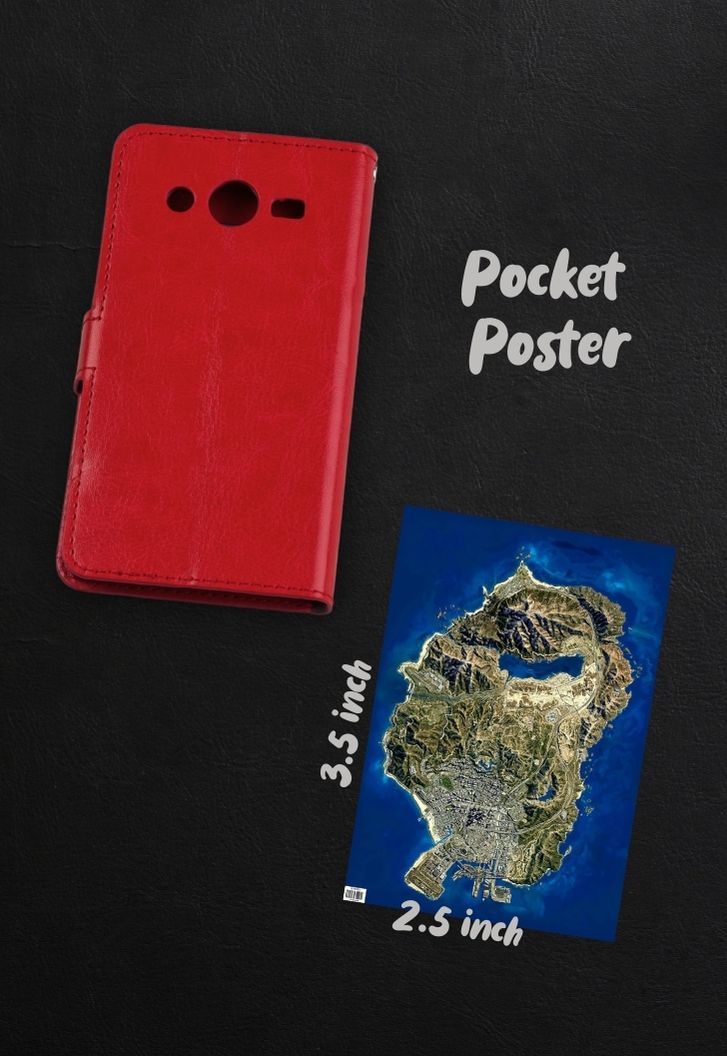 GTA V map Poster