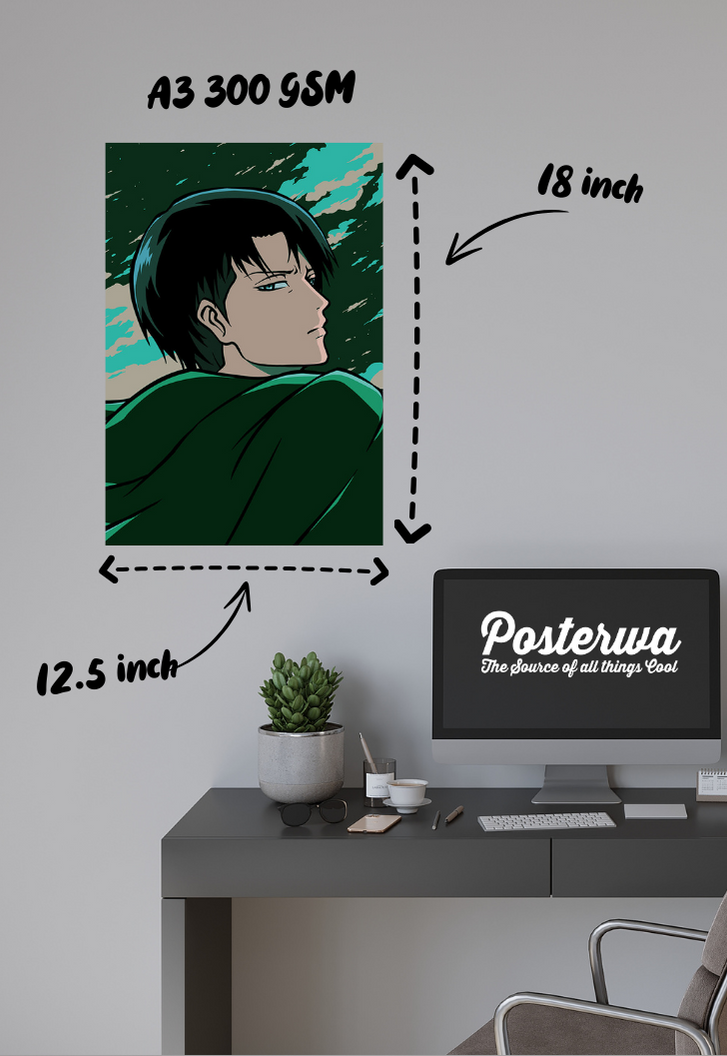 Levi Ackerman AOT Poster