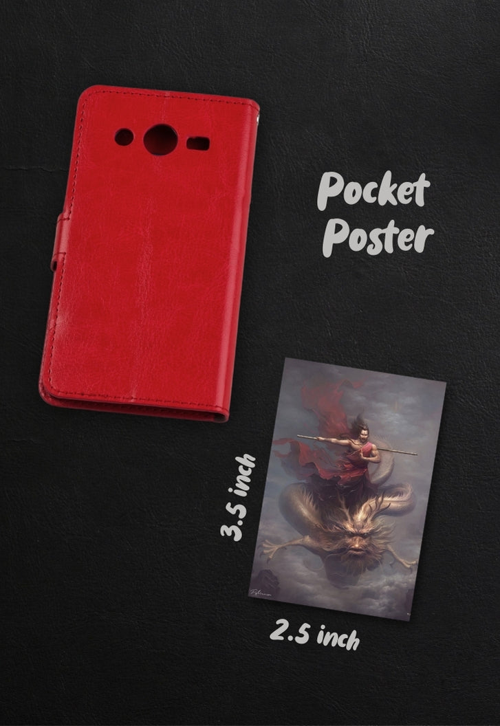Monkey King Abstract Poster
