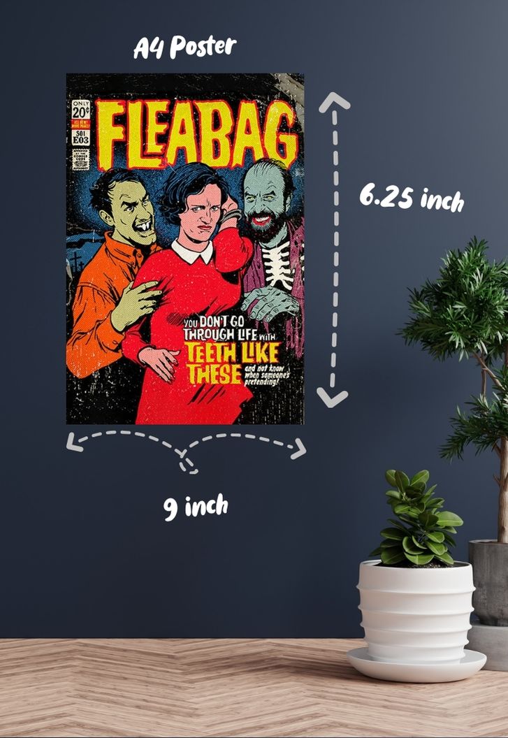 Fleabag Comic Art Poster