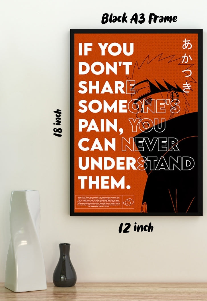 Naruto Pain quote Poster