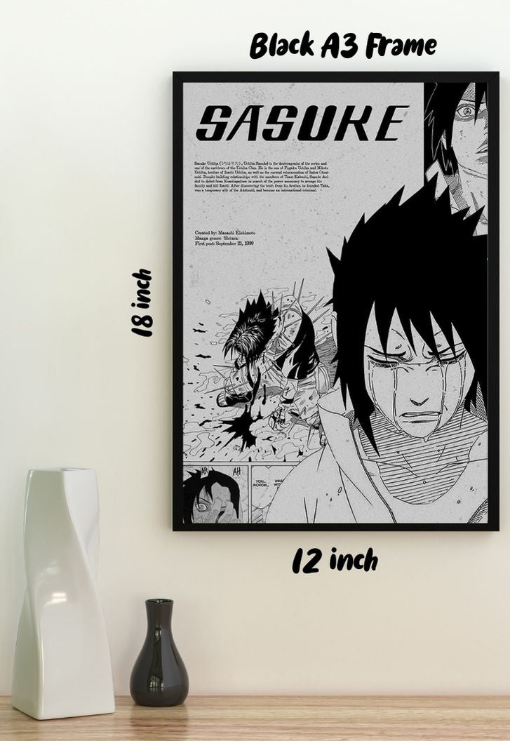 Redemption From Darkness | Sasuke | Anime Poster