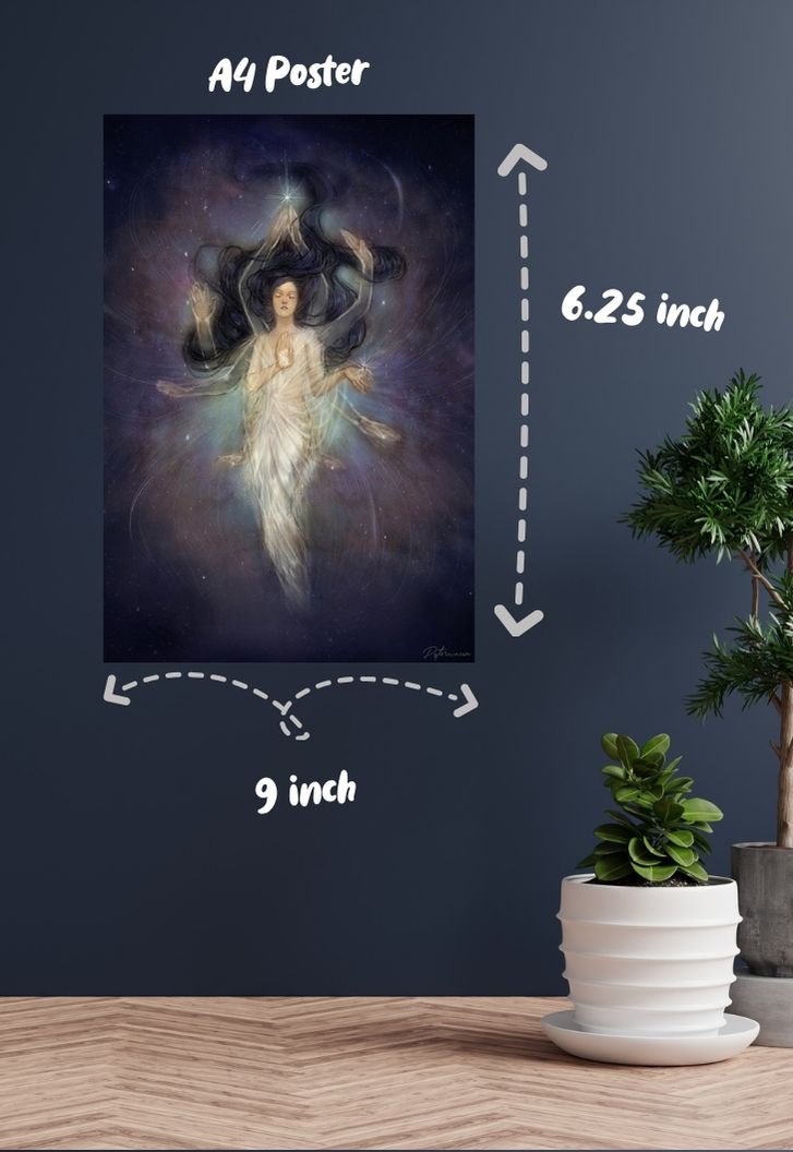 Goddess Abstract Poster