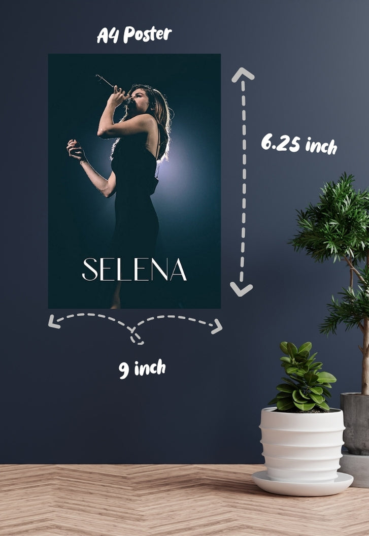 Selena stage performance Poster