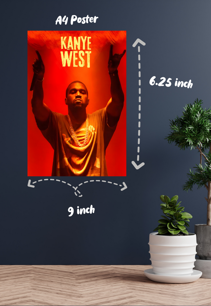 Hip Hop Legend Kanye West Poster