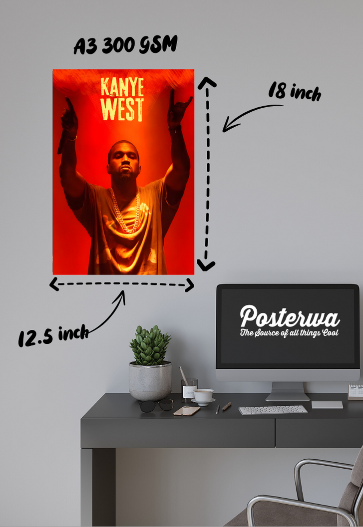Hip Hop Legend Kanye West Poster