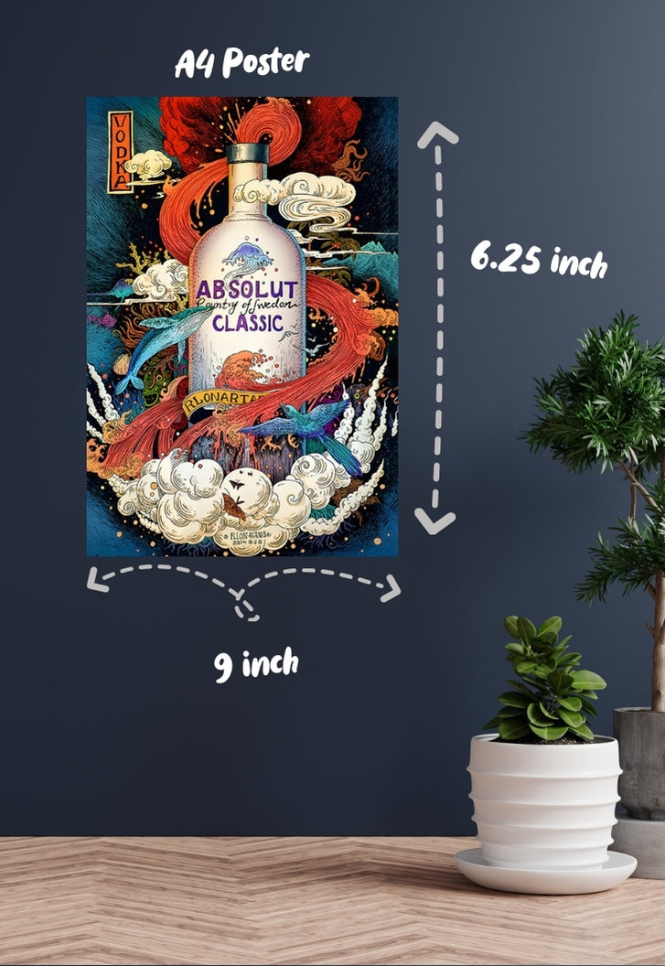 Absolut Classic Vodka Poster