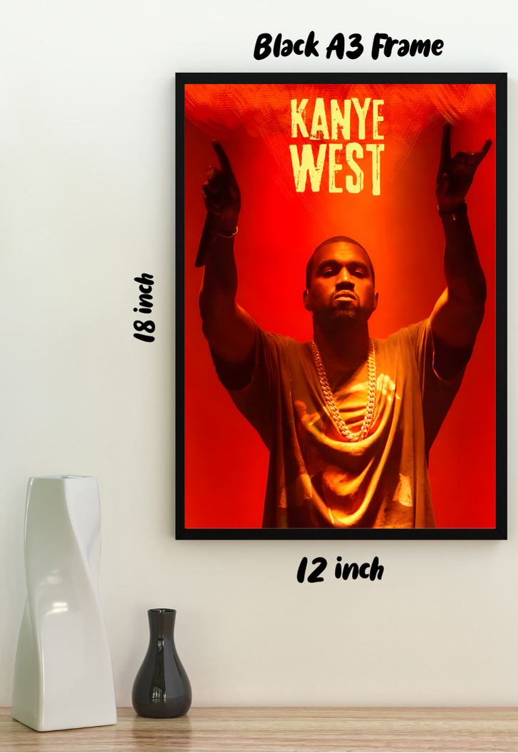 Hip Hop Legend Kanye West Poster