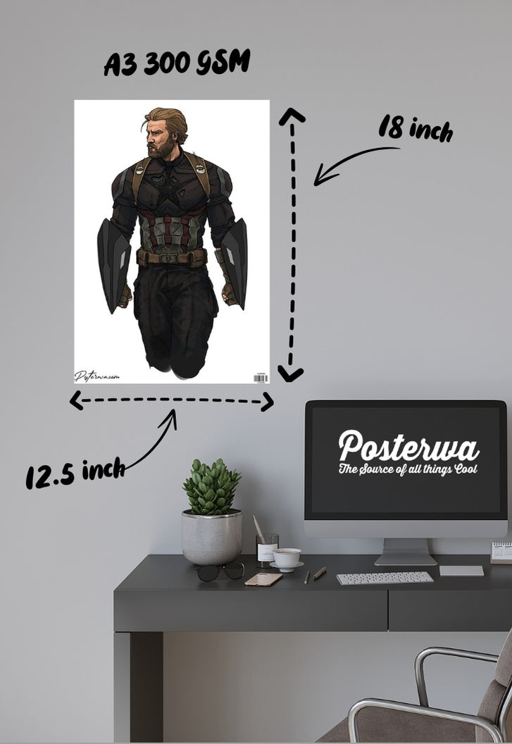 Steven Rogers - Captian America Poster
