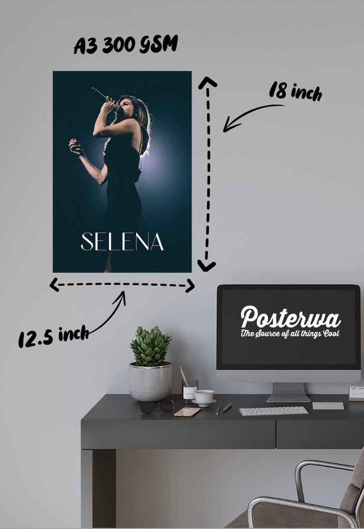 Selena stage performance Poster
