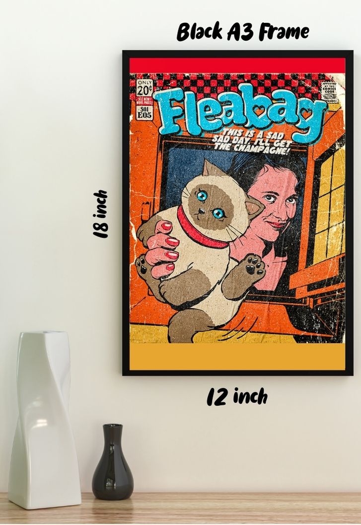 Fleabag Cat Poster