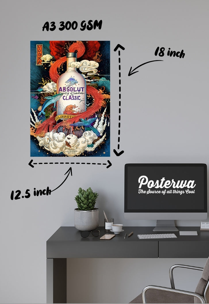 Absolut Classic Vodka Poster