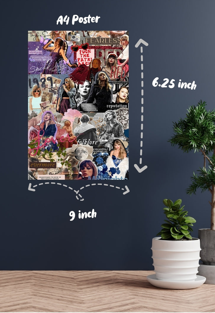 The Evolution of Taylor Swift | Taylor Swift Collage | Music Poster