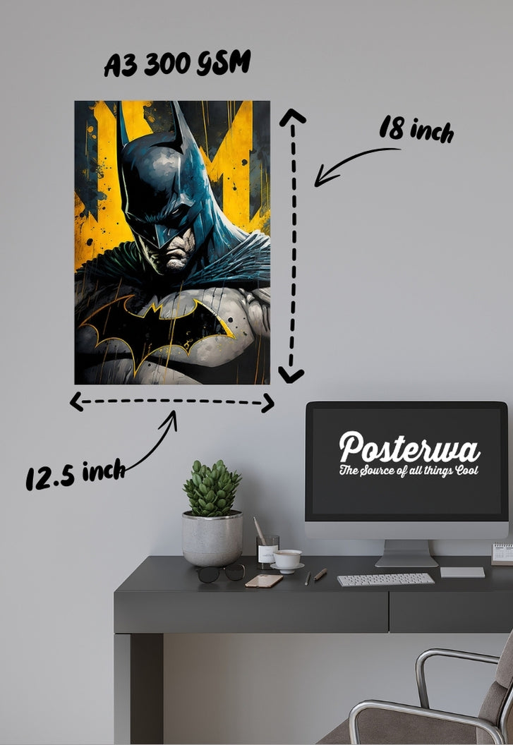 The Masked Vigilante: Batman Poster