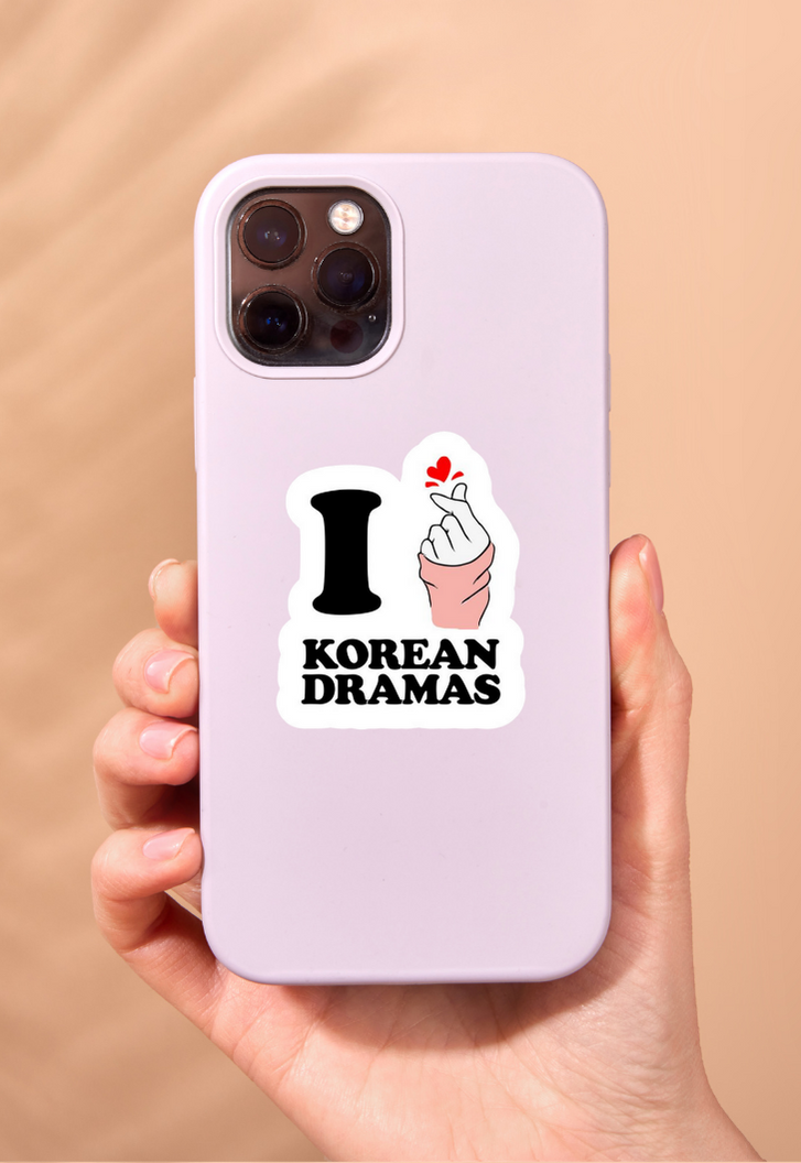 I Love Korean Drama Sticker
