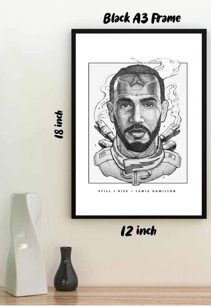 Lewis Hamilton - Rise and Shine Poster