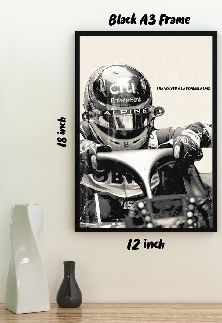 El Nano: The Matador of Speed | Fernando Alonso | F1 Poster