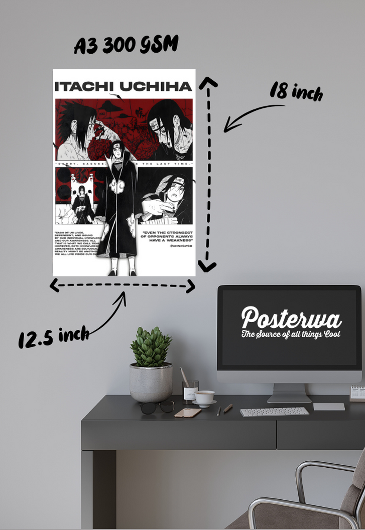 Itachi x Sasuke | Naruto | Anime Poster