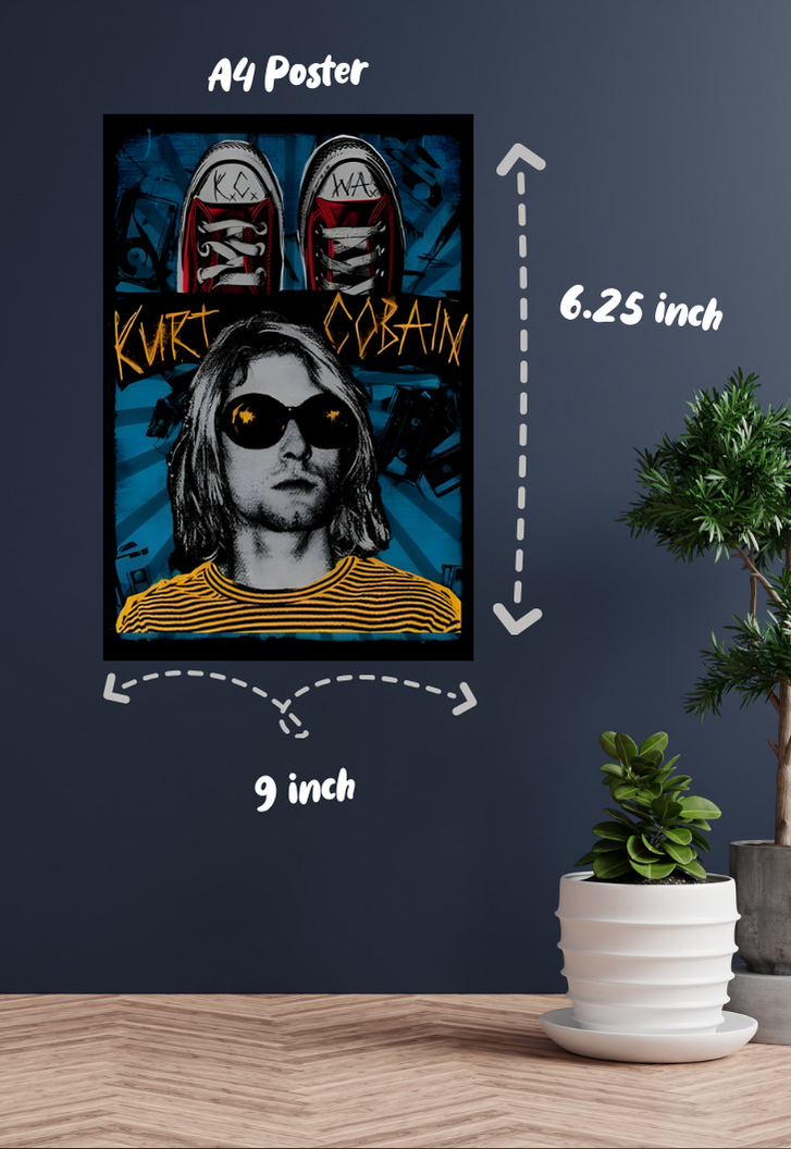 Kurt Cobain Nirvana Poster