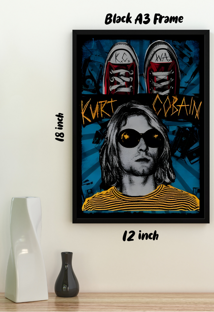 Kurt Cobain Nirvana Poster