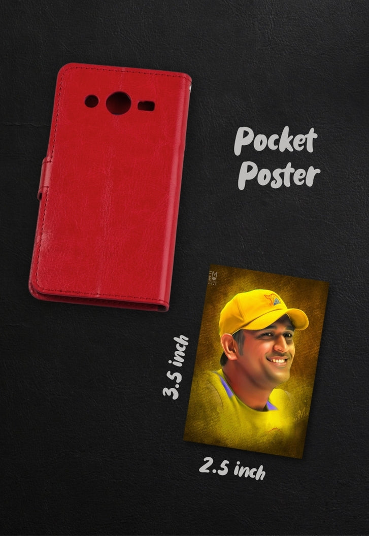 M S Dhoni CSK Poster