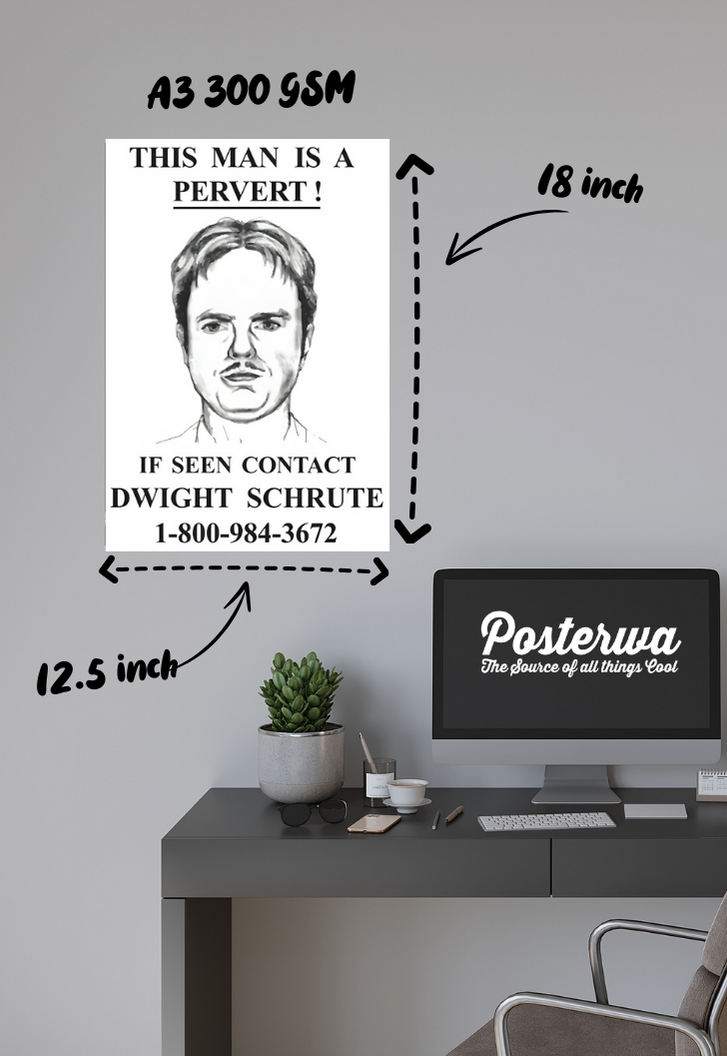 This Man Is A Pervert Poster