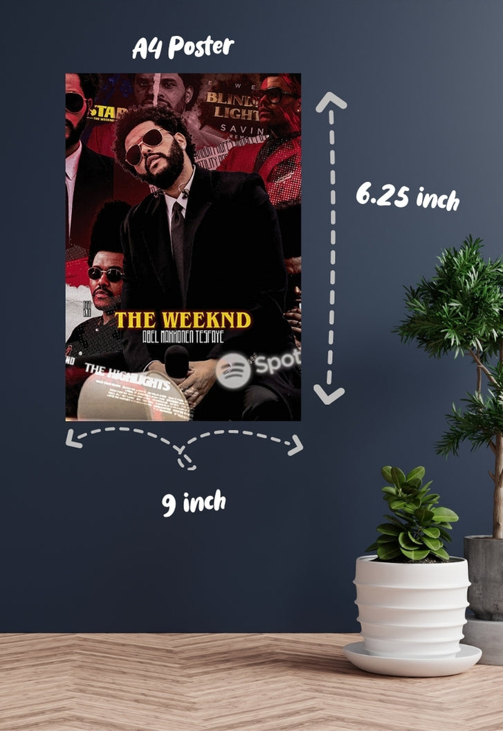 The Weeknd Moodboard Poster