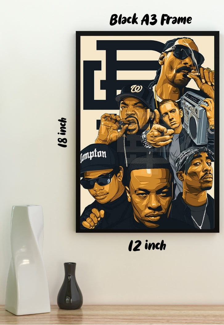 West Coast Rappers Poster