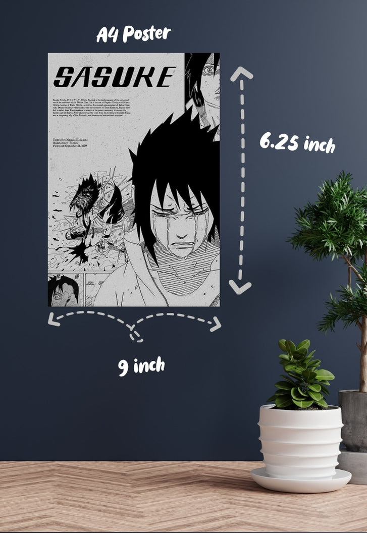 Redemption From Darkness | Sasuke | Anime Poster