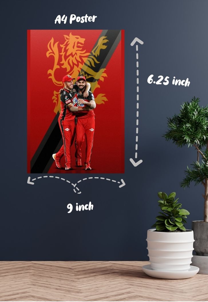 RCB VIRAT & ABD Poster