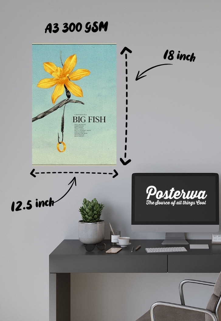 Big Fish Abstarct Poster