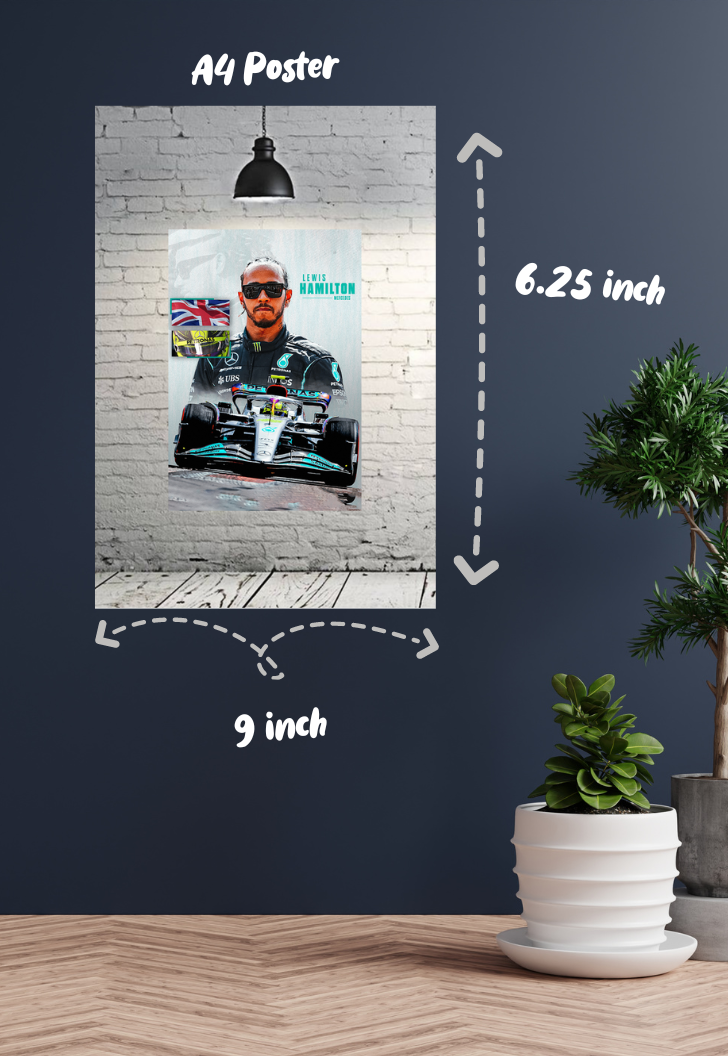 Lewis Hamilton MERCEDES Poster