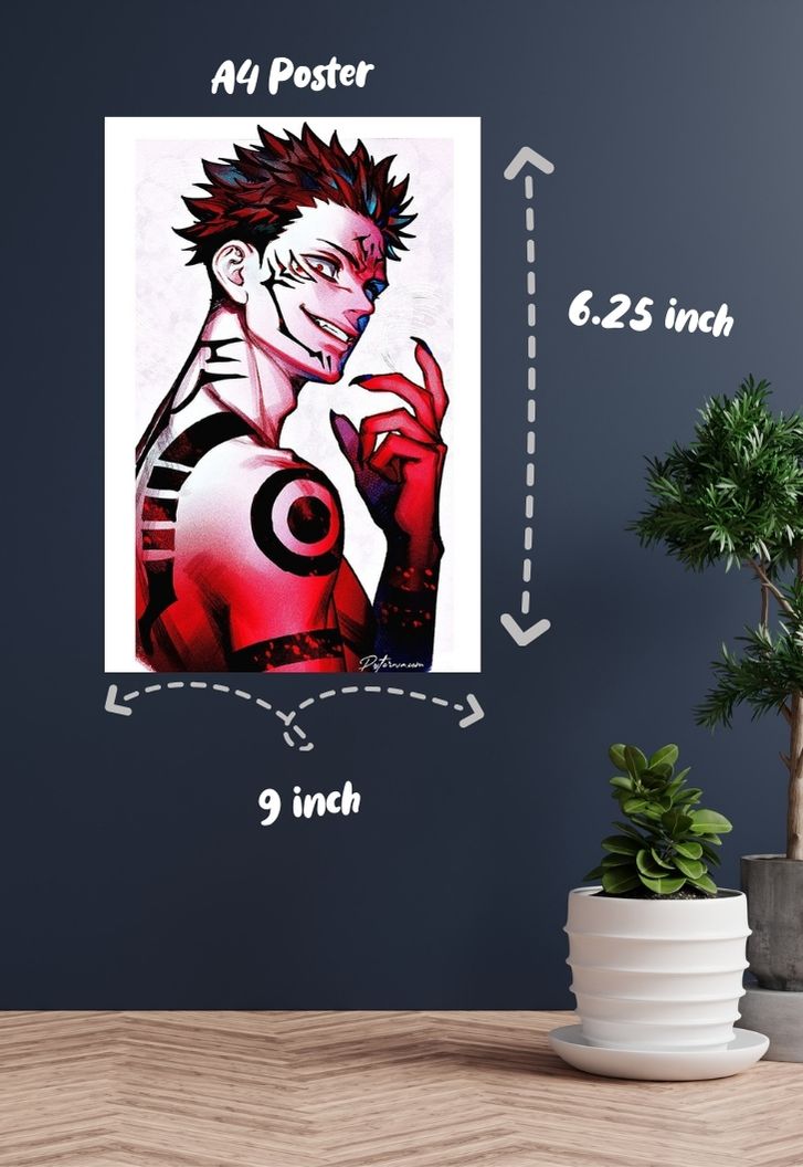Yuji Itadori Sukuna Poster