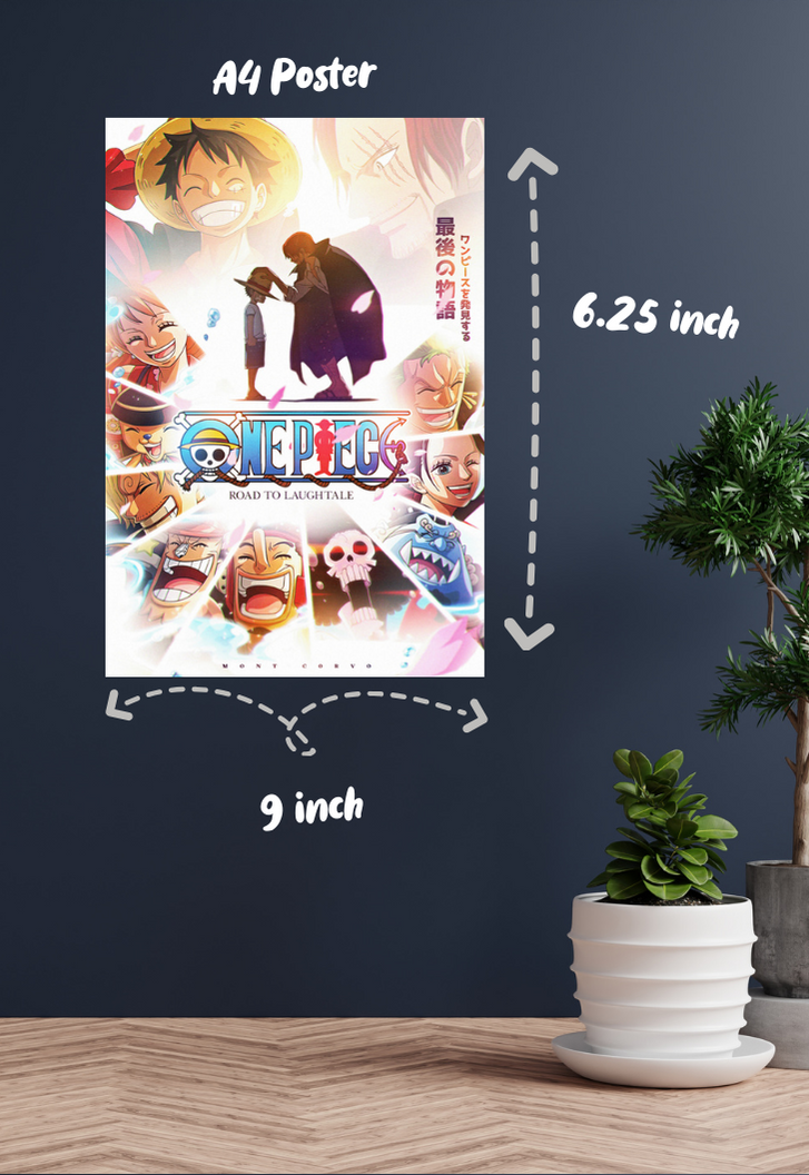 Luffy and Shanks Poster