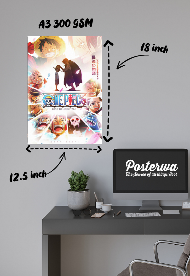 Luffy and Shanks Poster