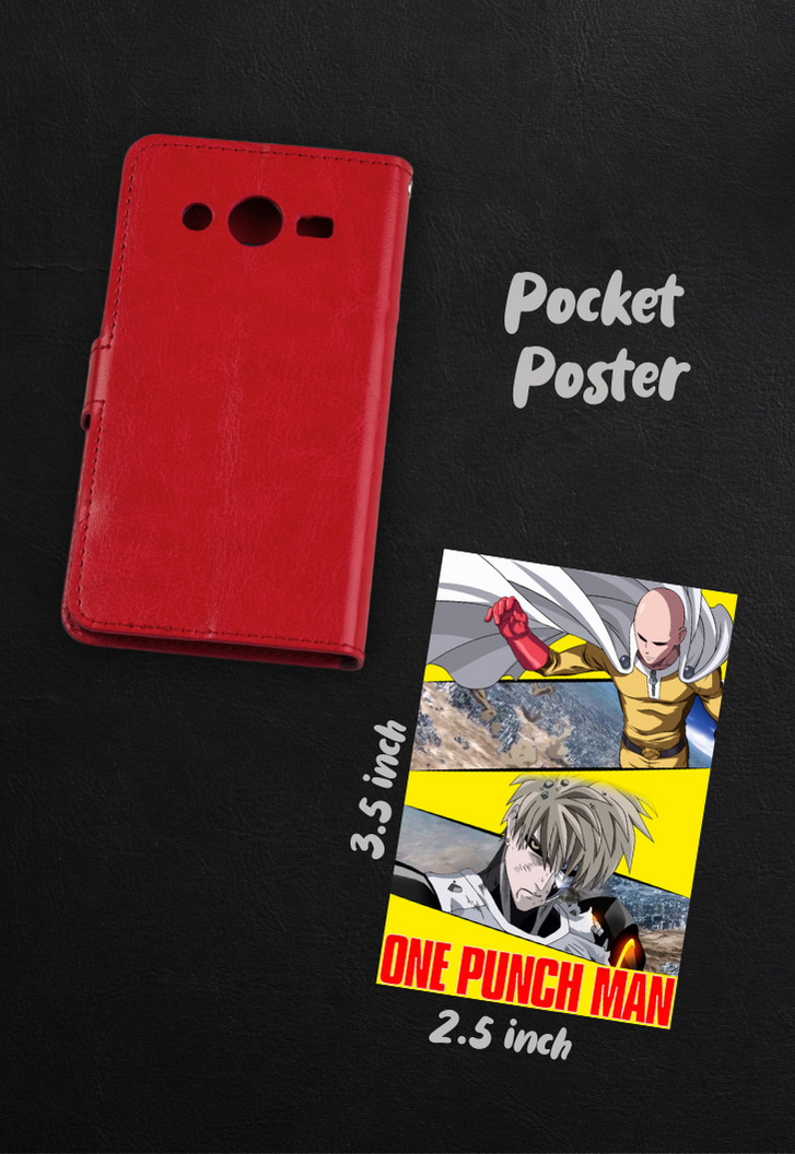 Saitama The Bald Savior and Genos | One Punch Man | Anime Poster