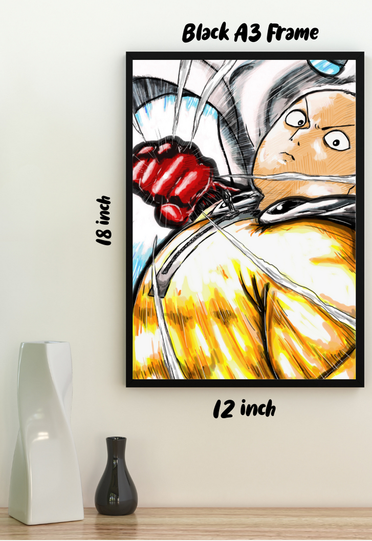 One Punch Man | The Invincible One | Anime Poster