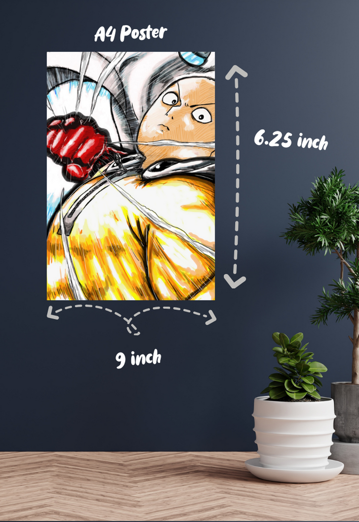 One Punch Man | The Invincible One | Anime Poster