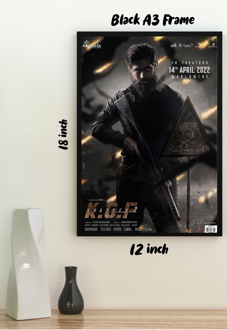 KGF: Yash Art Poster