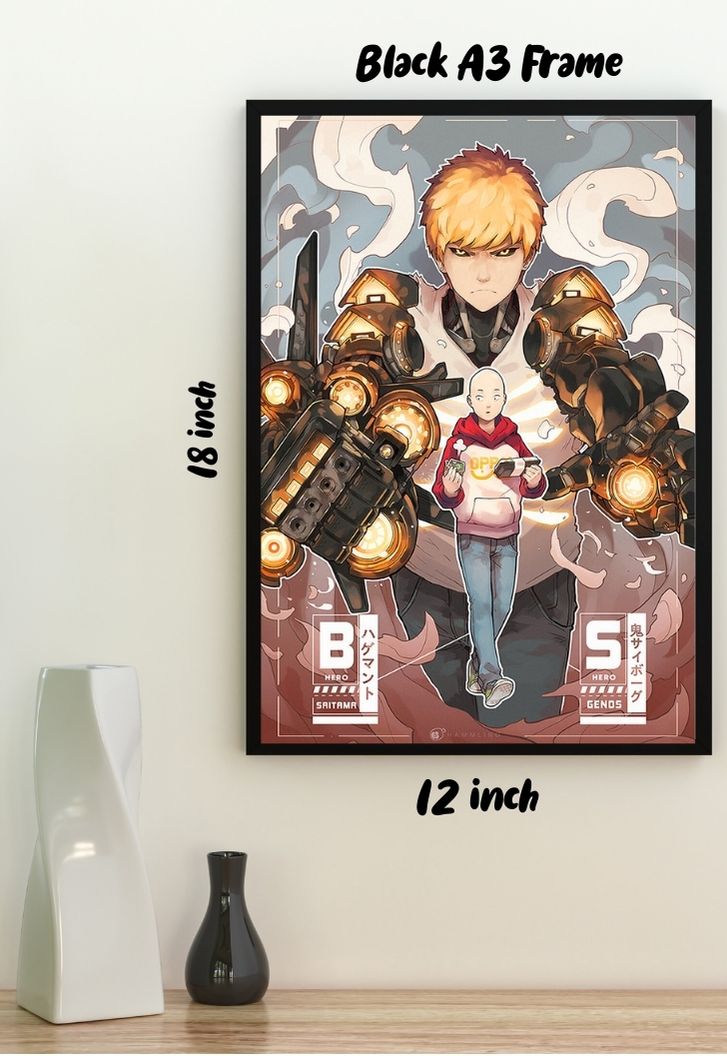 Saitama x Genos Fanart Poster