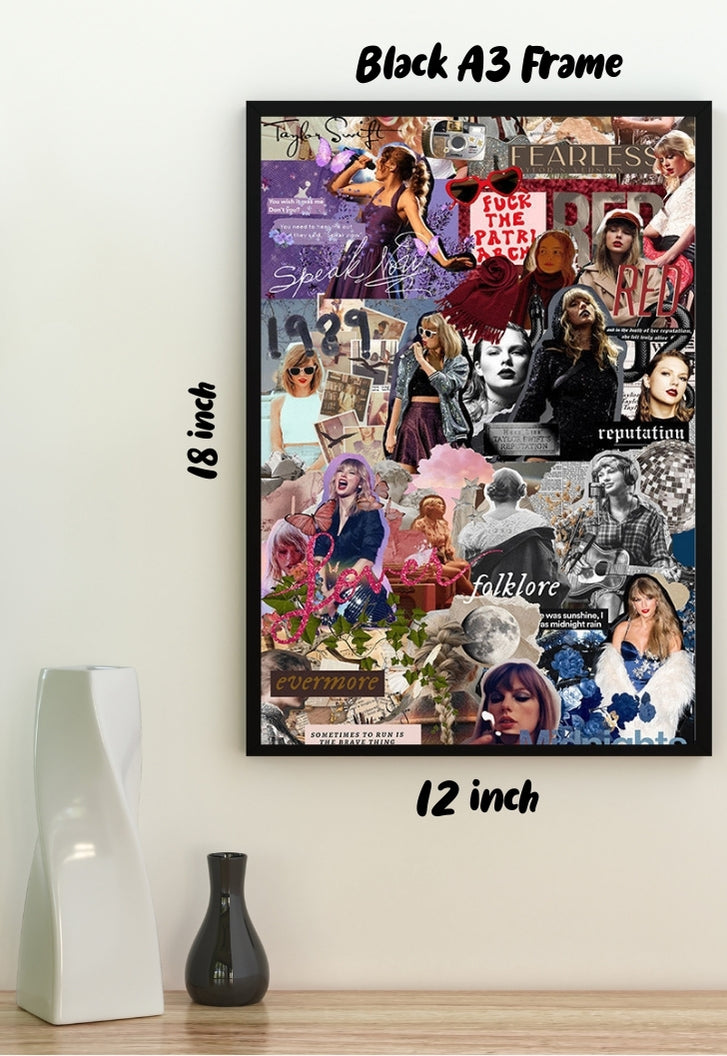 The Evolution of Taylor Swift | Taylor Swift Collage | Music Poster