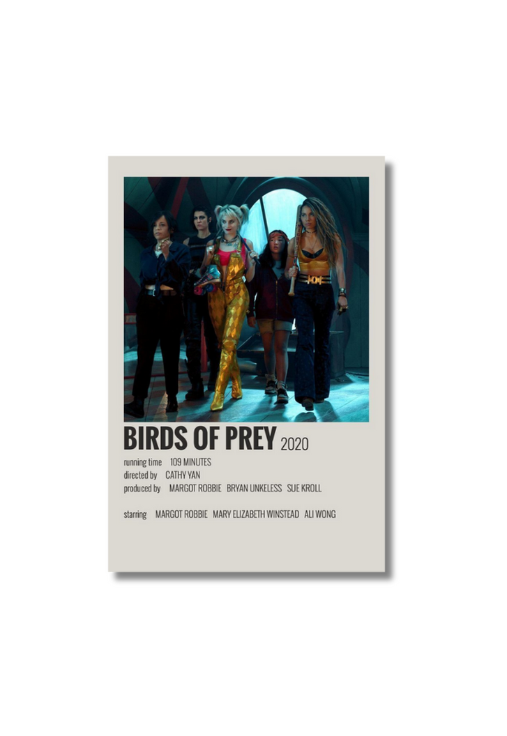 BIRDS OF PREY Movie Card Sticker