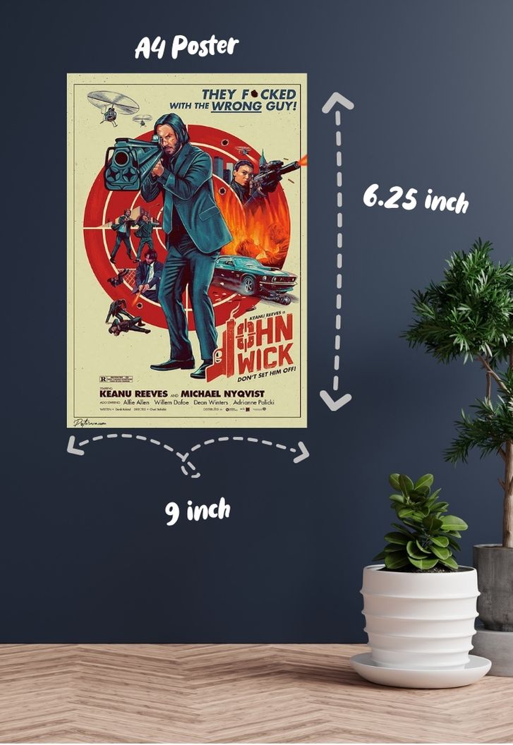 John wick Title Card Poster