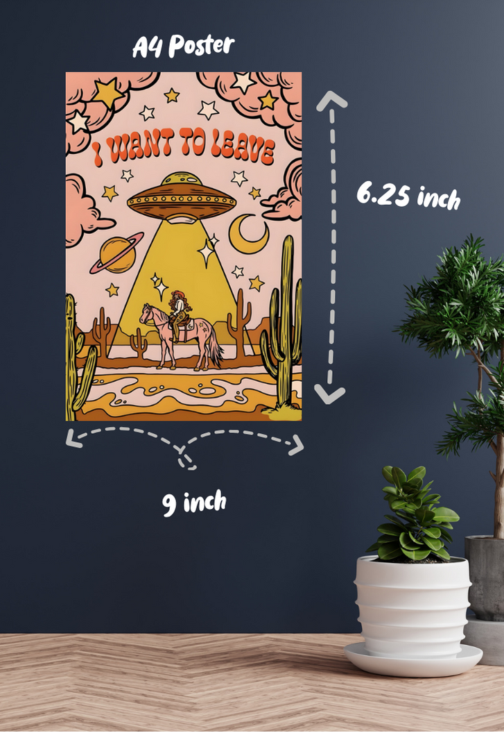 I WANT TO LEAVE Poster
