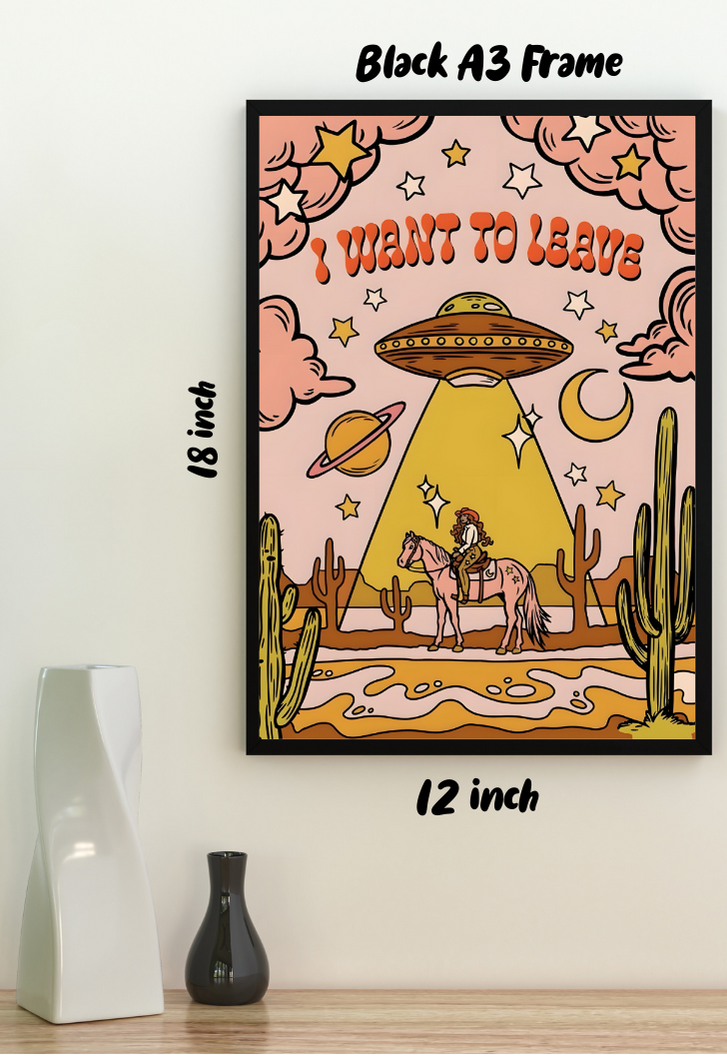 I WANT TO LEAVE Poster