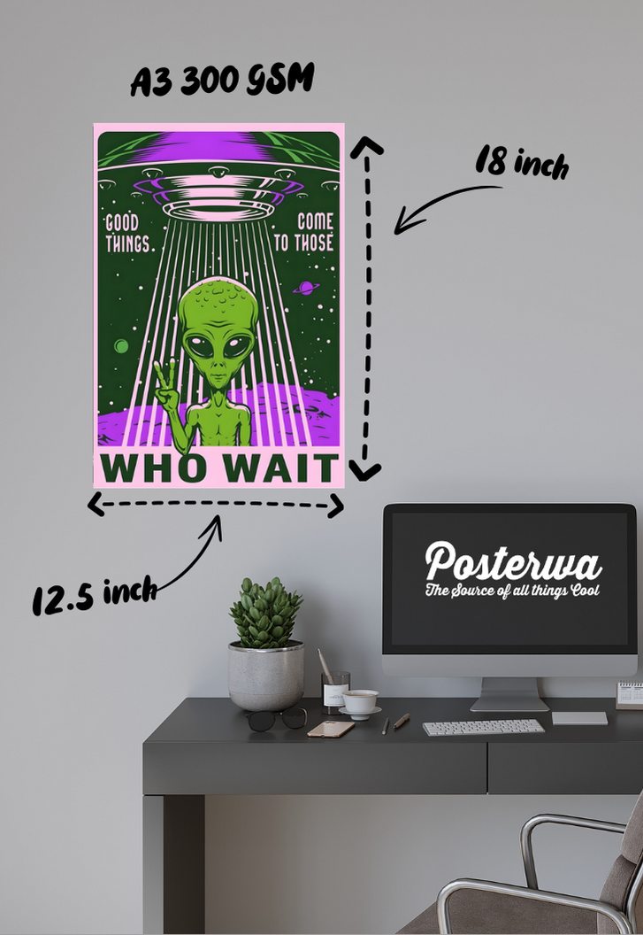 WHO WAIT Poster
