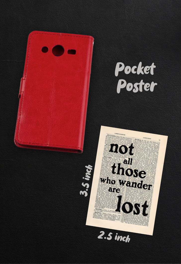 Not all those who wander are lost Poster