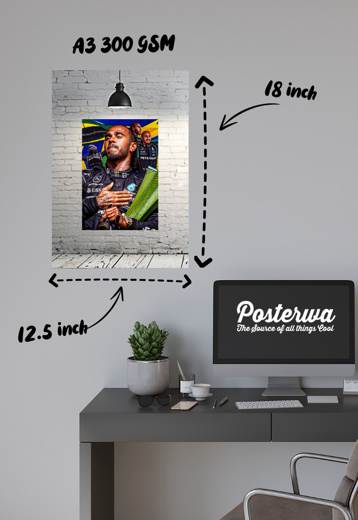 LEWIS HAMILTON CHAMPION Poster
